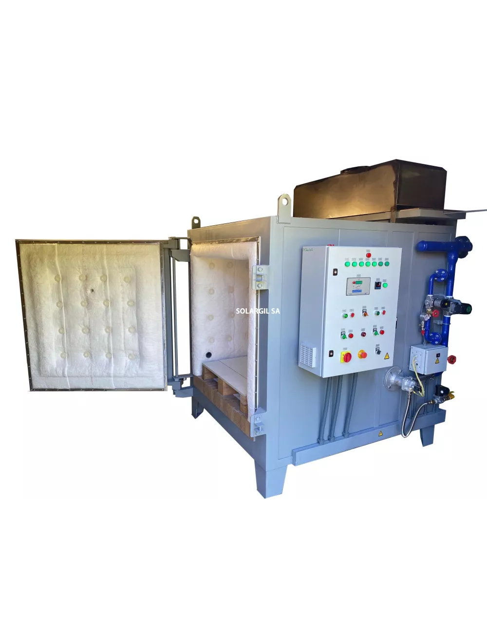 FOUR GAZ JET TURBO SOLE FIXE 1000 L 1320°C