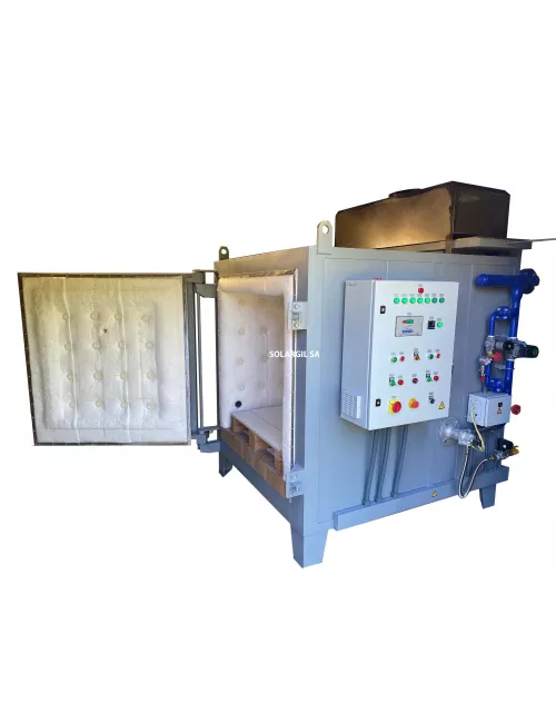 FOUR GAZ JET TURBO SOLE FIXE 1000 L 1320°C
