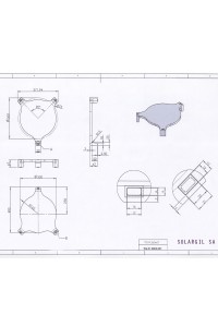 SUPPORTS ASSIETTES EN TFS-FL PLEIN 360*67 1300°C