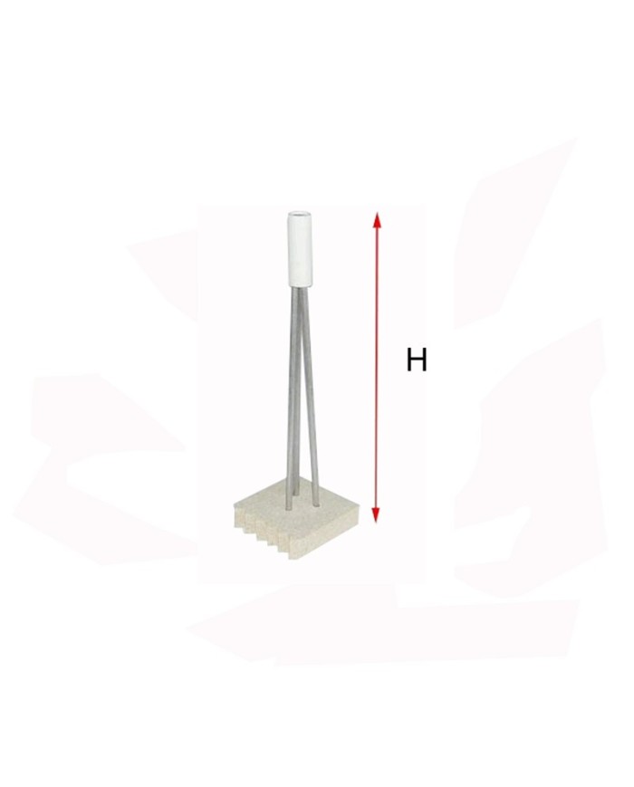 SUPPORT POUR PIECE CREUSE H150 MM 1200°C