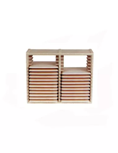GAZETTE DOUBLE POUR CARREAUX 100*100*13 MM 1300°C