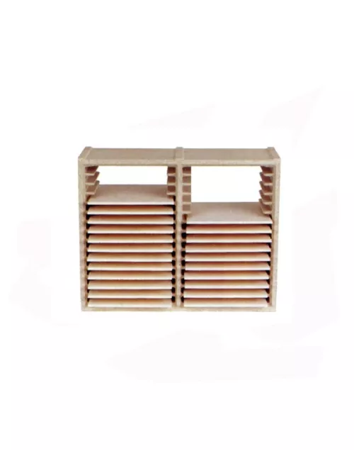 GAZETTE DOUBLE POUR CARREAUX 100*100*13 MM 1300°C