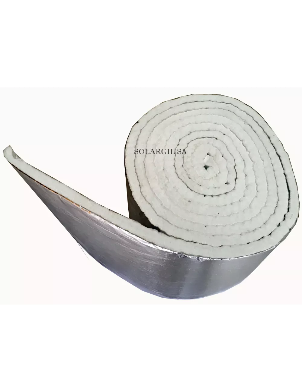 FIBRE EN NAPPE BIO SOLUBLE 1260°C AVEC FILM ALU EP 25 MM
