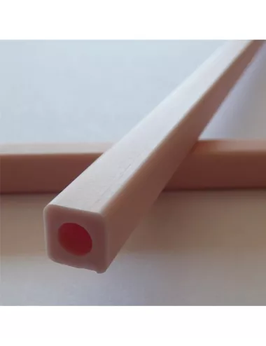 Barre carrée en alumine 9 × 9 mm – 500 mm | Réfractaire 1500 °C – BARACAR