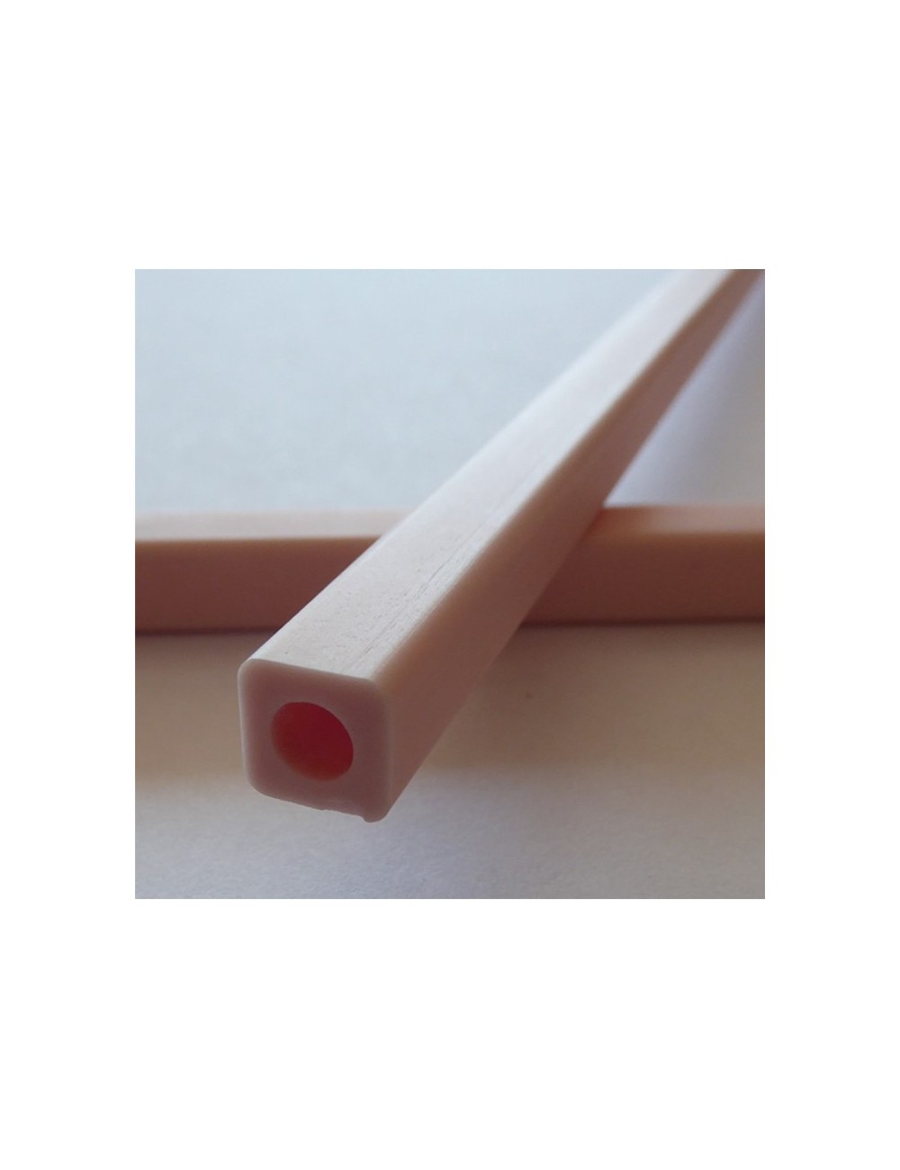 TUBE CARRE ALUMINE 1500°C L 500 x 9 x 9 MM