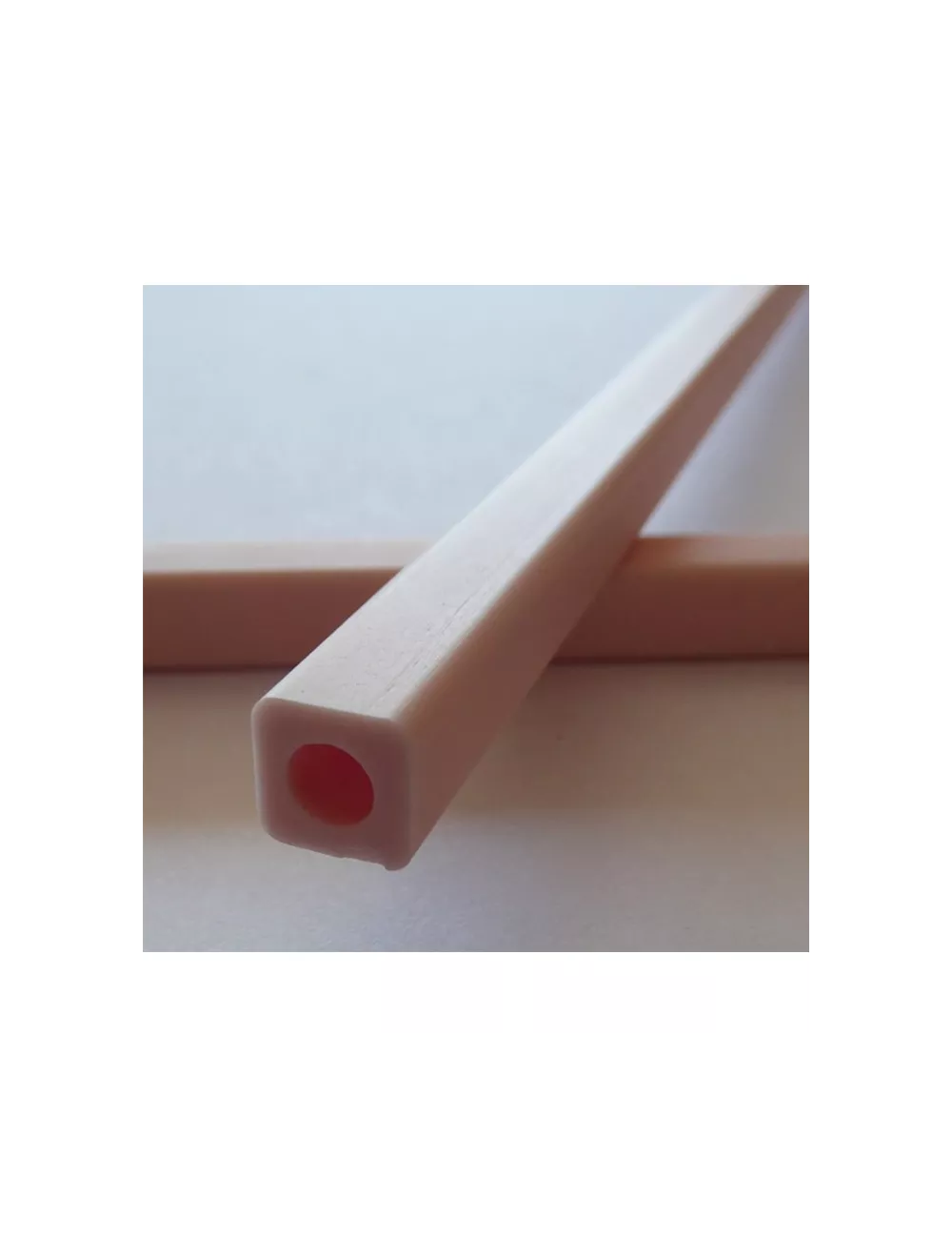 TUBE CARRE ALUMINE 1500°C L 500 x 9 x 9 MM
