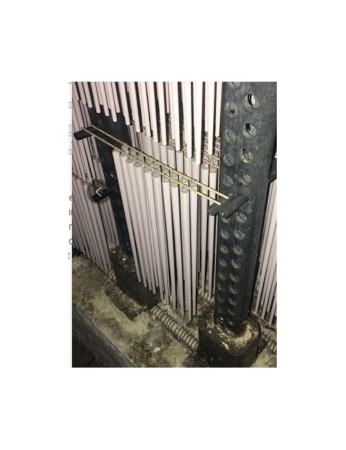 BARRE ALUMINE PURE 1400°C L300 X 4 MM