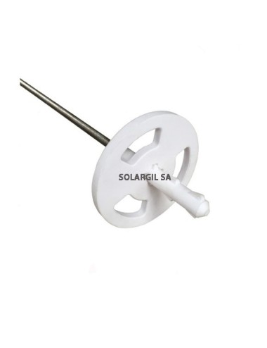 SET RONDELLE Ø 75 MM + AXE ERGOTS L 70 MM POUR TIGE INOX M6