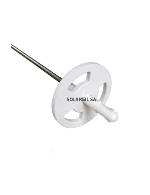 SET RONDELLE Ø 75 MM + AXE ERGOTS L 70 MM POUR TIGE INOX M6