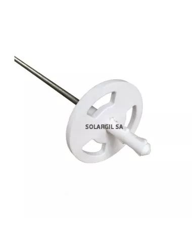 SET RONDELLE Ø 75 MM + AXE ERGOTS L 150 MM POUR TIGE INOX M8