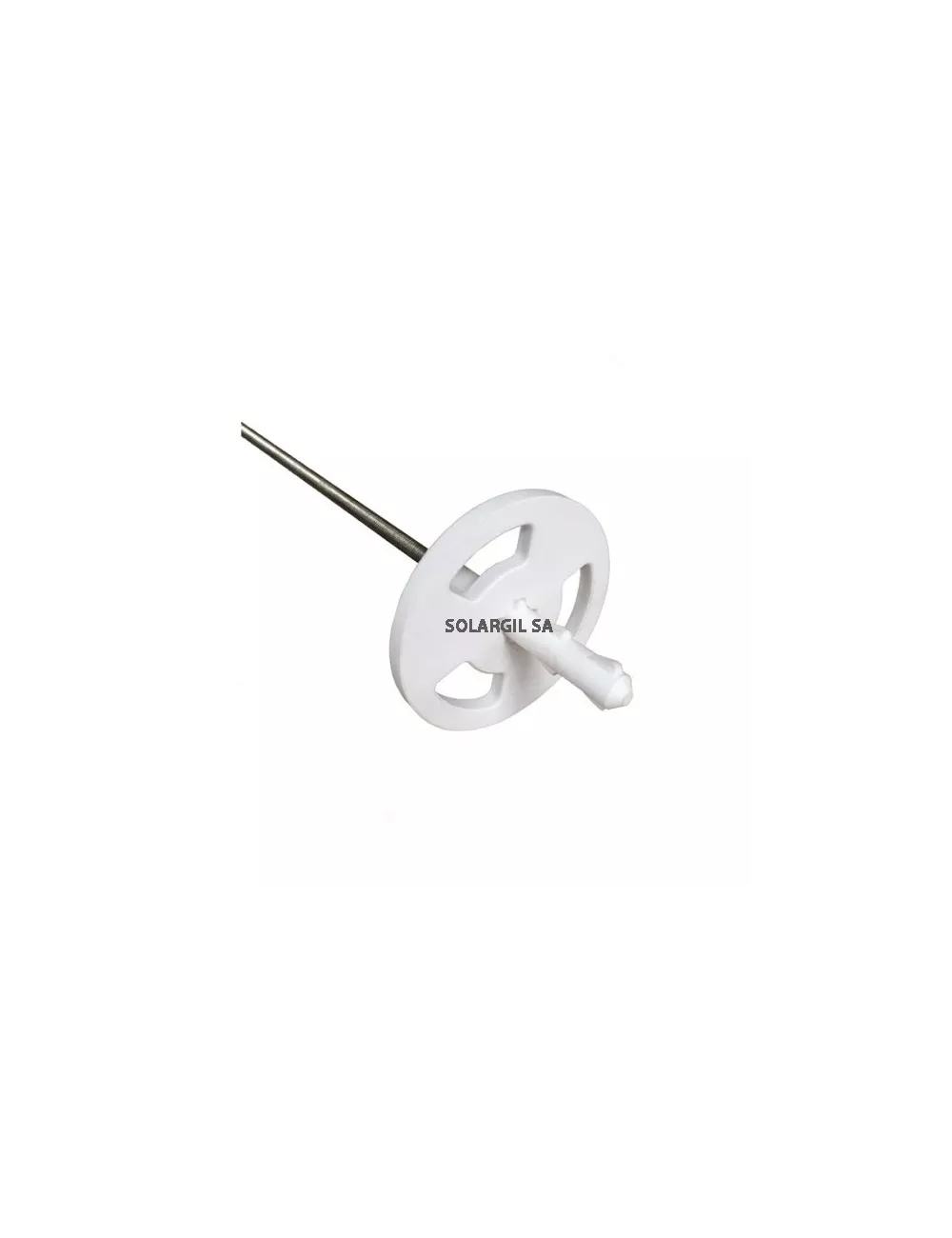 SET RONDELLE Ø 75 MM + AXE ERGOTS L 150 MM POUR TIGE INOX M8