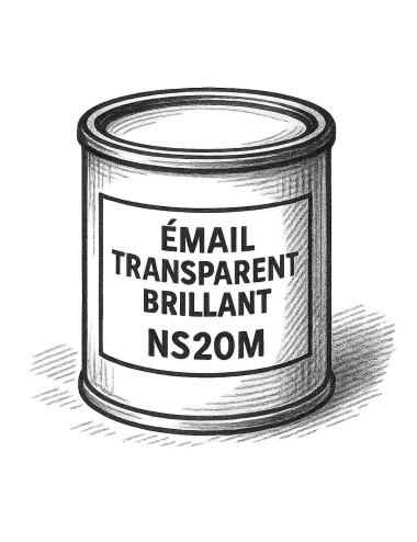 ÉMAIL FAÏENCE TRANSPARENT INCOLORE NS20M