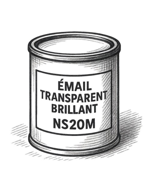ÉMAIL FAÏENCE TRANSPARENT INCOLORE NS20M