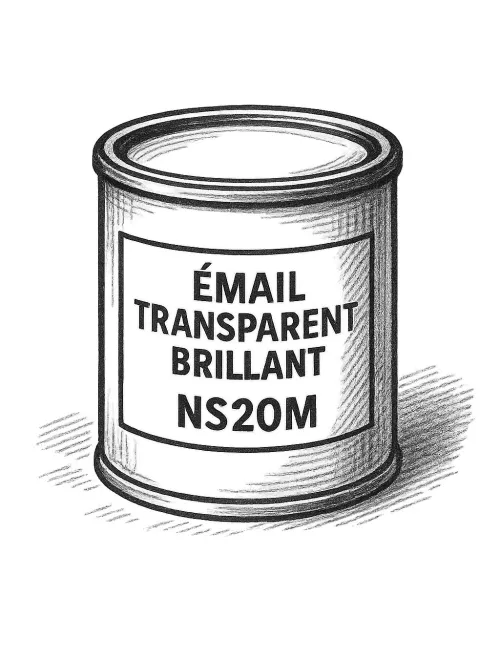 ÉMAIL FAÏENCE TRANSPARENT INCOLORE NS20M