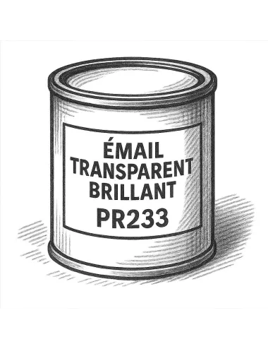ÉMAIL FAÏENCE TRANSPARENT INCOLORE BRILLANT PR233