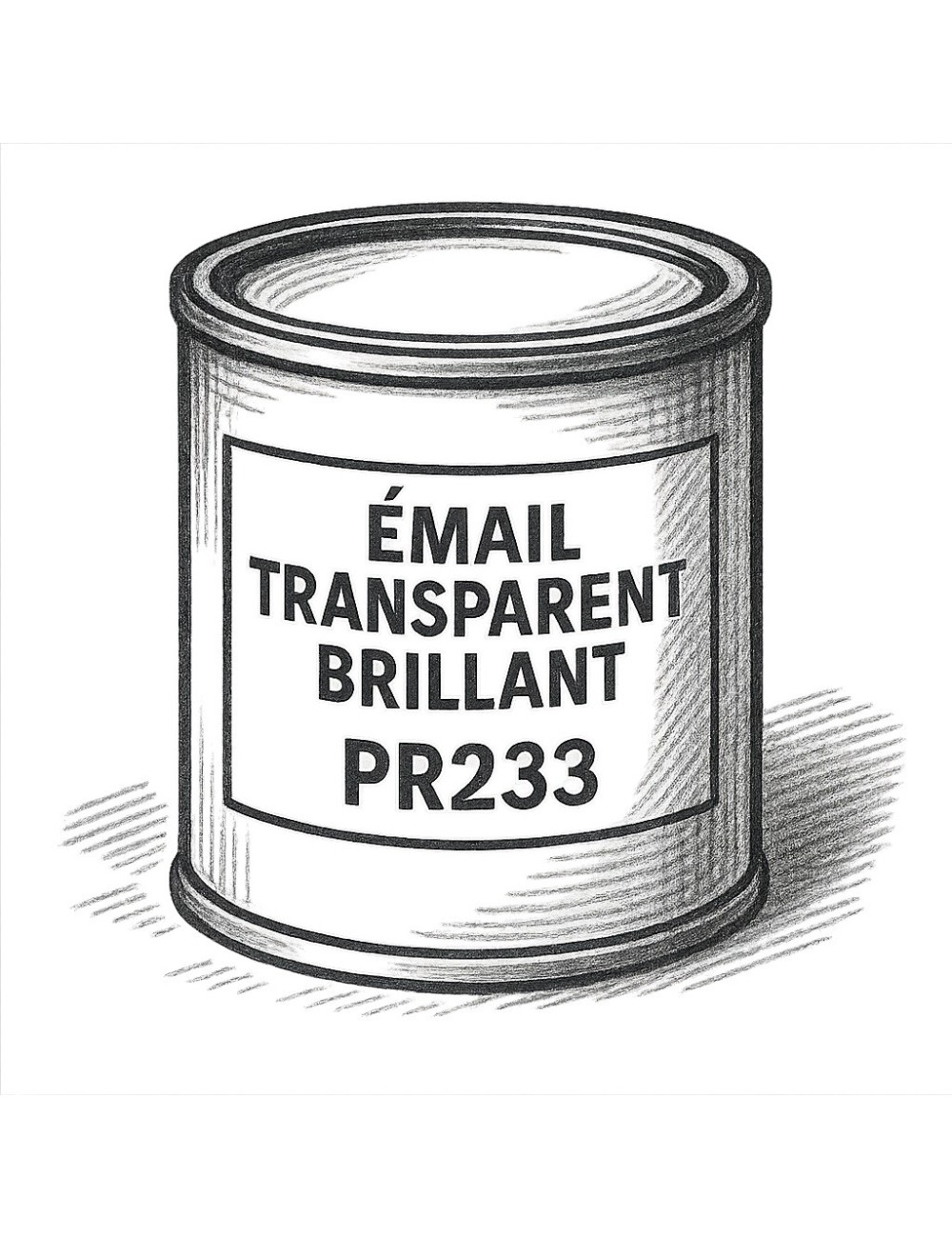 ÉMAIL FAÏENCE TRANSPARENT INCOLORE BRILLANT PR233