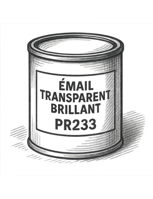 ÉMAIL FAÏENCE TRANSPARENT INCOLORE BRILLANT PR233