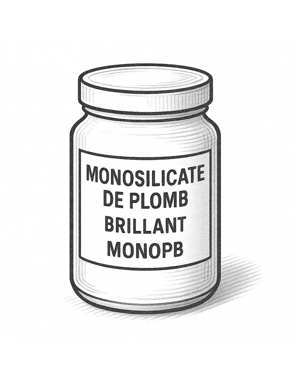 ÉMAIL FAÏENCE TRANSPARENT MONOSILICATE-PLB BRILLANT INCOLORE MONOPB