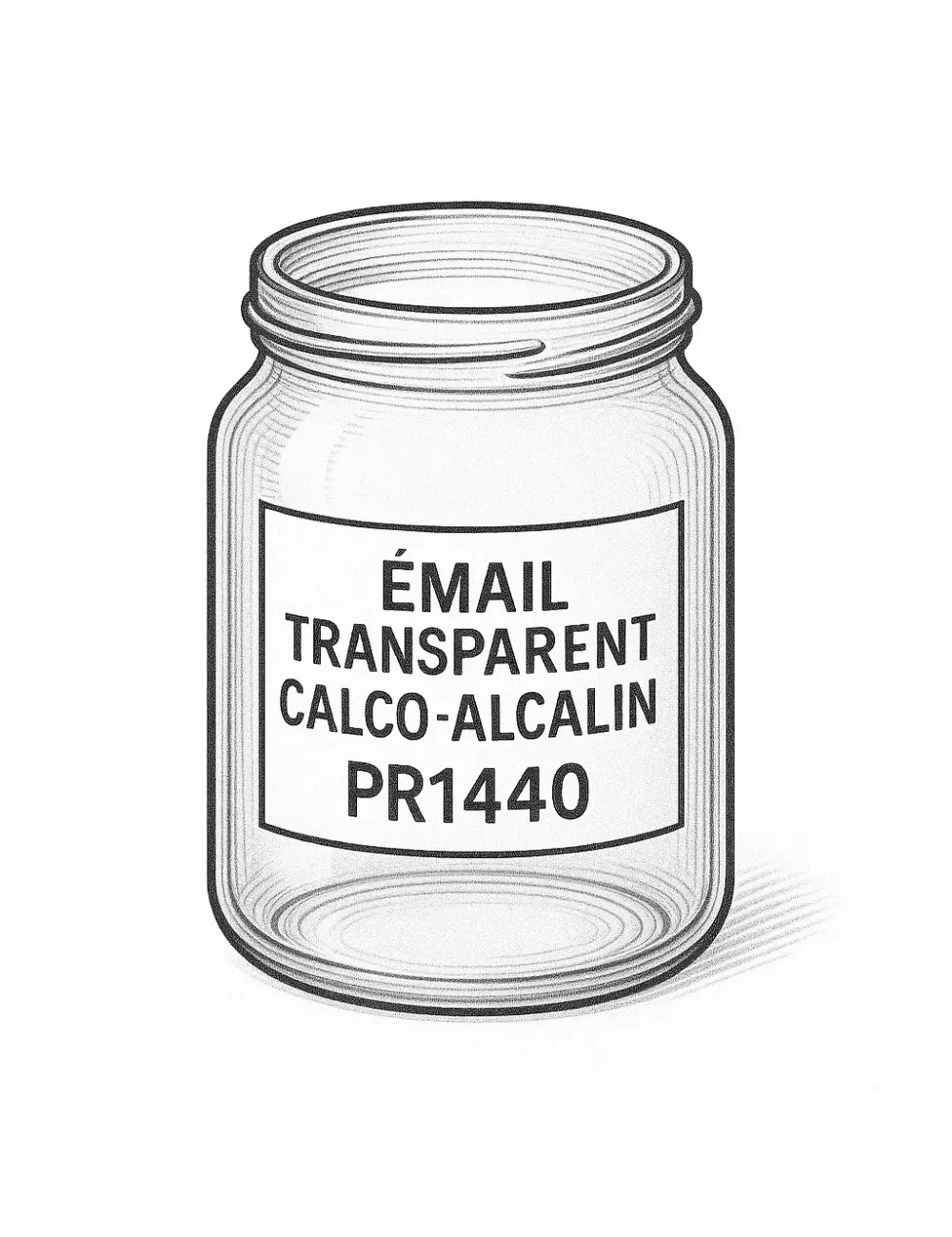 ÉMAIL FAÏENCE TRANSP. INCOLORE BRILLANT CALCO-ALCALIN PR1440 (FR10)
