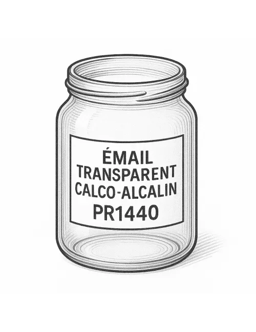ÉMAIL FAÏENCE TRANSP. INCOLORE BRILLANT CALCO-ALCALIN PR1440 (FR10)