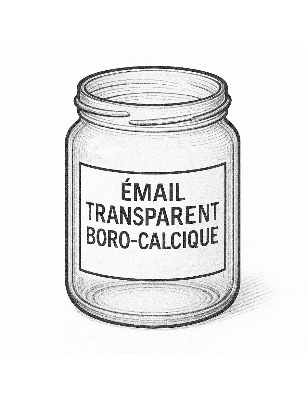 ÉMAIL INCOLORE FAÏENCE BORE-CALCIQUE PR1000/N (FR8)