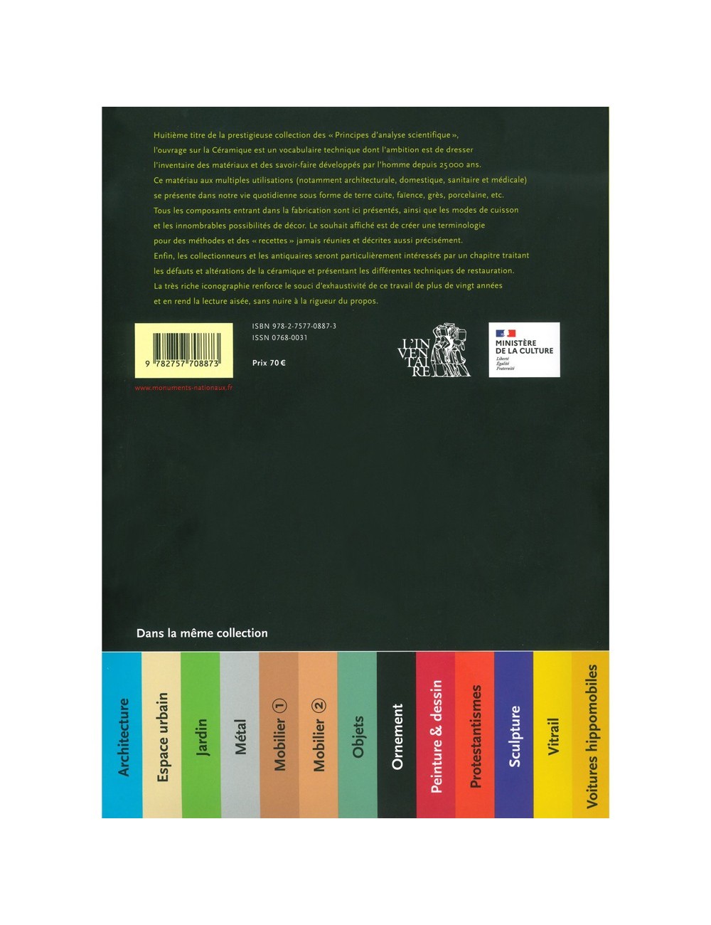 LIVRE CÉRAMIQUE VOCABULAIRE TECHNIQUE