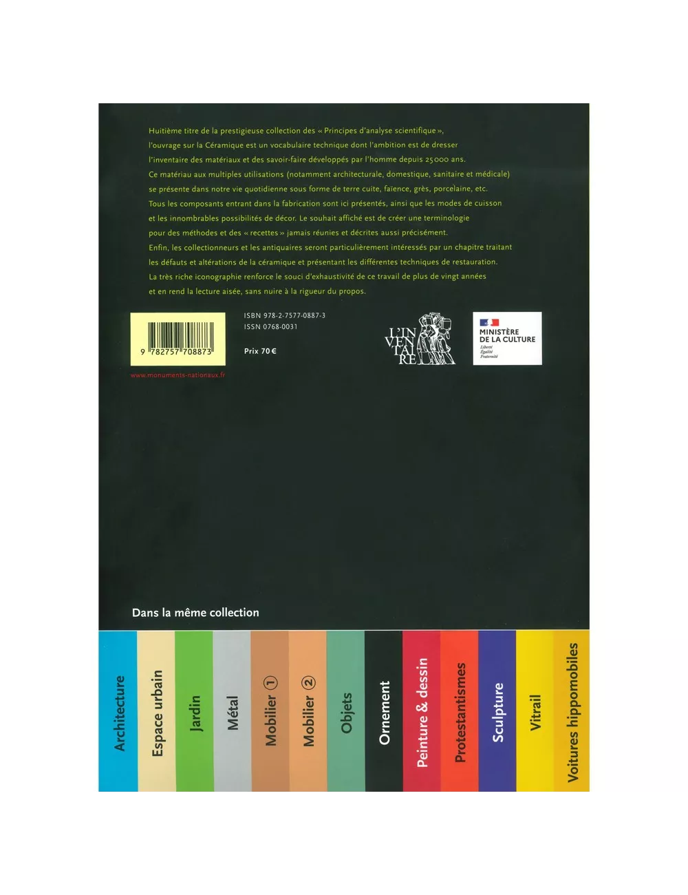 LIVRE CÉRAMIQUE VOCABULAIRE TECHNIQUE