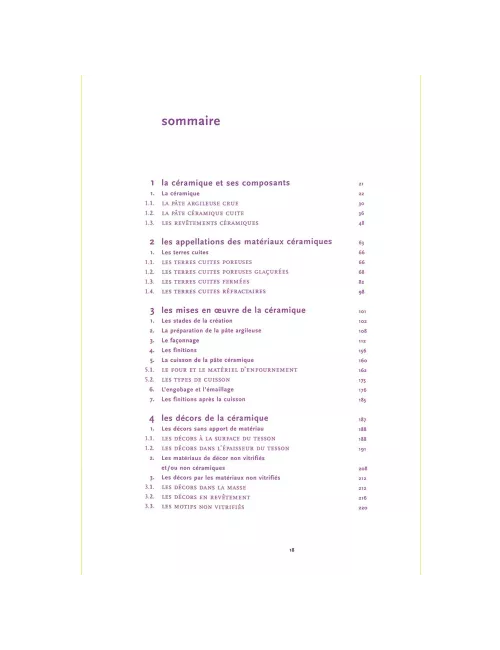 LIVRE CÉRAMIQUE VOCABULAIRE TECHNIQUE