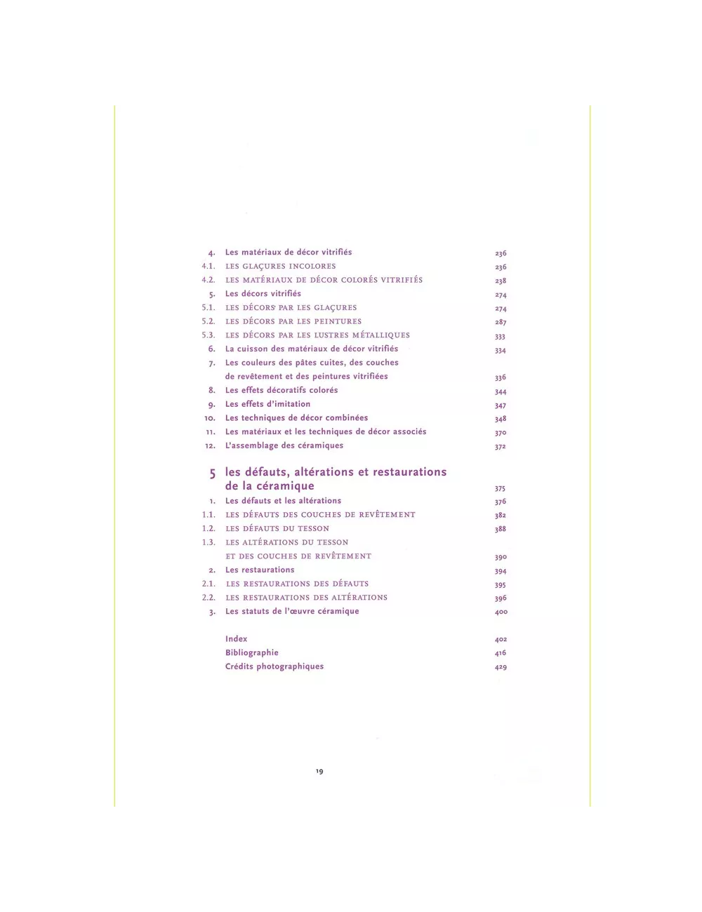LIVRE CÉRAMIQUE VOCABULAIRE TECHNIQUE