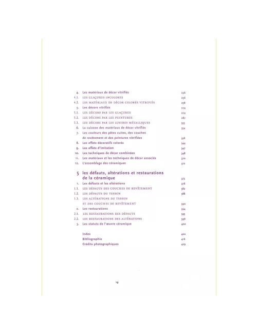 LIVRE CÉRAMIQUE VOCABULAIRE TECHNIQUE
