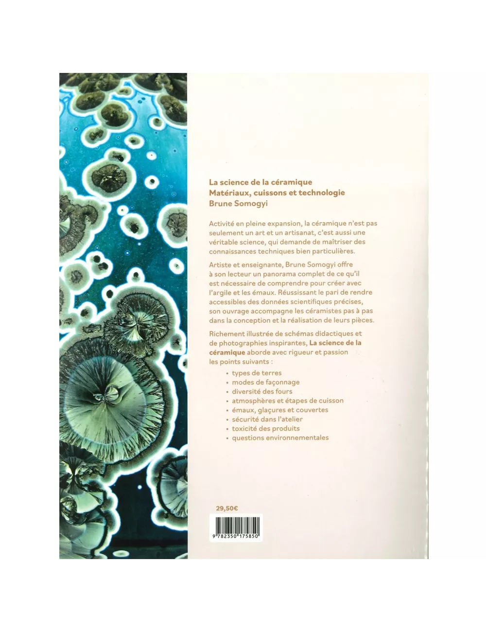 LIVRE LA SCIENCE DE LA CÉRAMIQUE