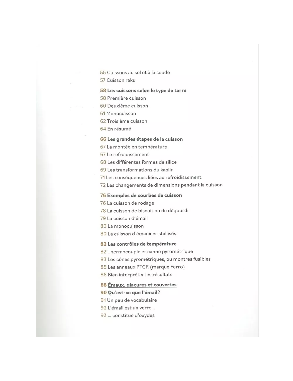 LIVRE LA SCIENCE DE LA CÉRAMIQUE
