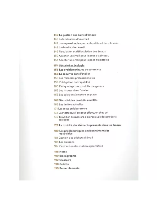 LIVRE LA SCIENCE DE LA CÉRAMIQUE