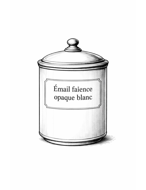 ÉMAIL FAÏENCE OPAQUE BRILLANT BLANC M5148