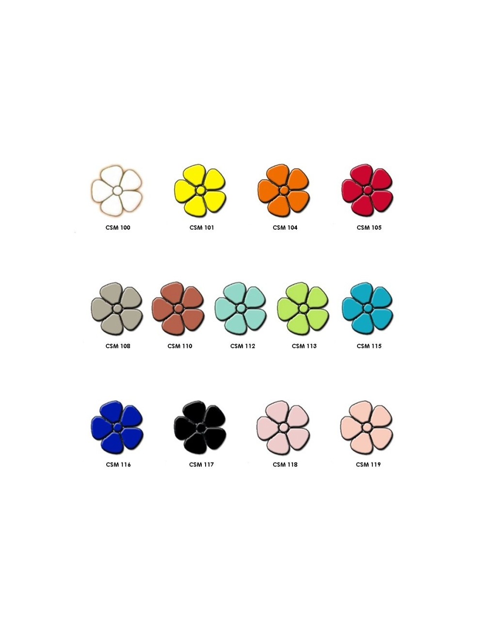 ÉMAIL FAÏENCE OPAQUE MAT BLANC CSM100