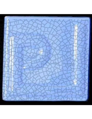 ÉMAIL FAÏENCE OPAQUE CRAQULELÉ BRILLANT BLEU CIEL 5938