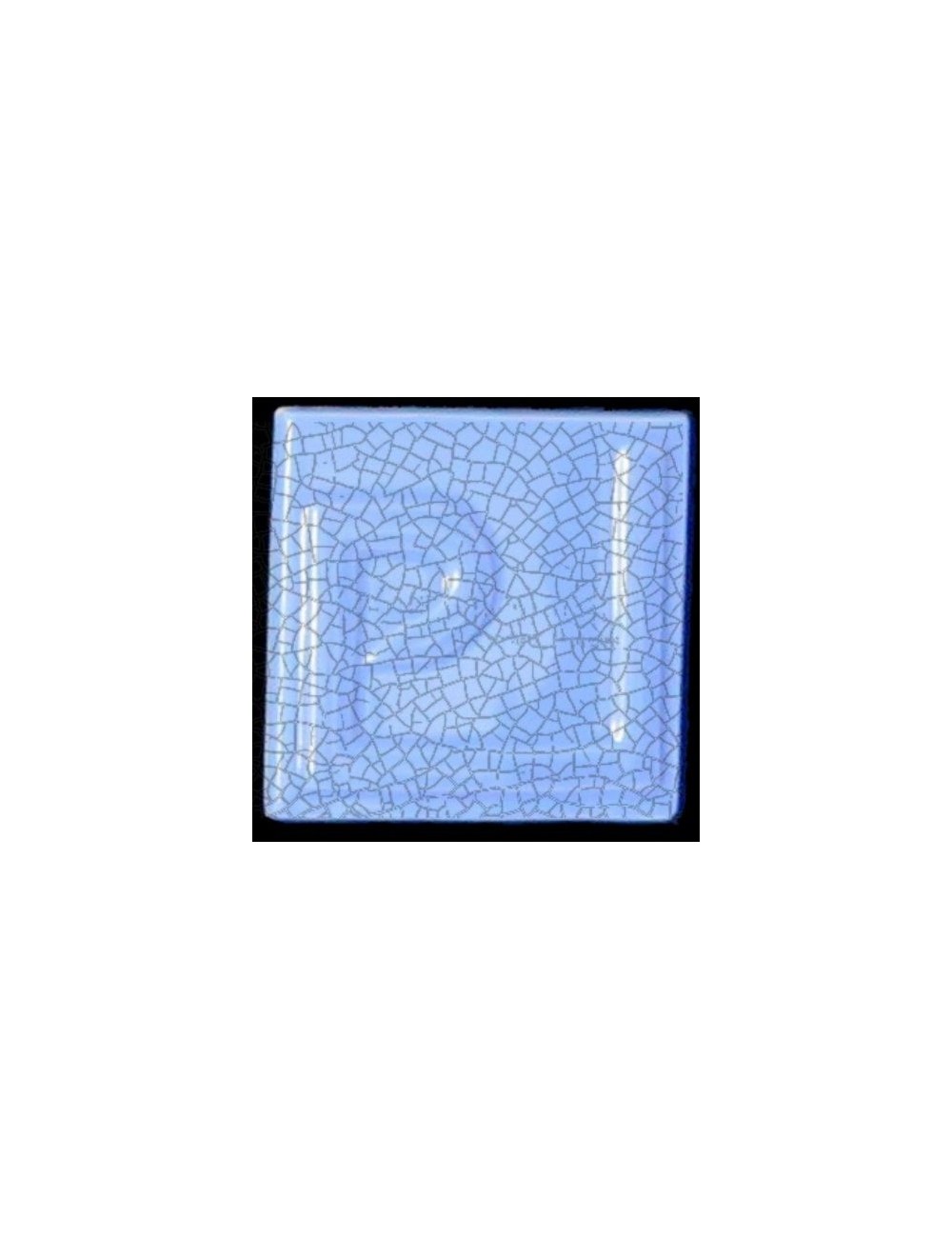 ÉMAIL FAÏENCE OPAQUE CRAQULELÉ BRILLANT BLEU CIEL 5938