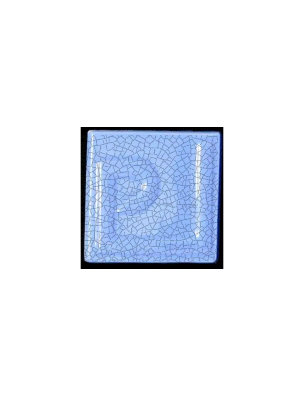 ÉMAIL FAÏENCE OPAQUE CRAQULELÉ BRILLANT BLEU CIEL 5938