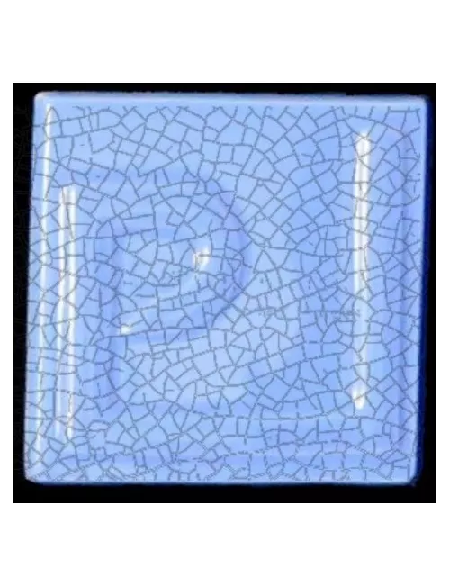 ÉMAIL FAÏENCE OPAQUE CRAQULELÉ BRILLANT BLEU CIEL 5938