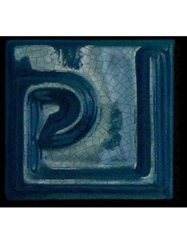 ÉMAIL FAÏENCE OPAQUE CRAQUELÉ BRILLANT VERT 5939 ancien E-31018/9