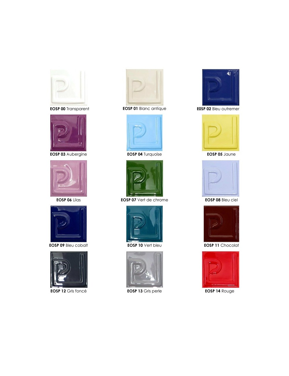 ÉMAIL FAÏENCE LIQUIDE OPAQUE SS PLB BRILL. AUBERGINE 1KG EOSP3LL