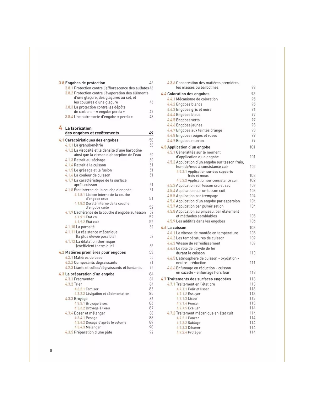 LIVRE ENGOBES ET AUTRES REVETEMENTS ARGILEUX EN CERAMIQUE