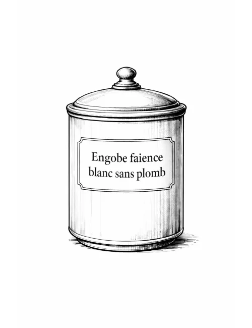 ENGOBE FAÏENCE SANS PLOMB BLANC ATOMISÉ AUBAGNE