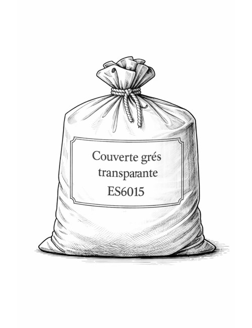 ÉMAIL GRÈS SANS PLOMB COUVERTE TRANSPARENTE BRILLANTE ES5015