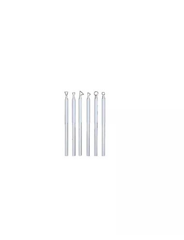 KIT 6 MIRETTES FINES ALUMINIUM