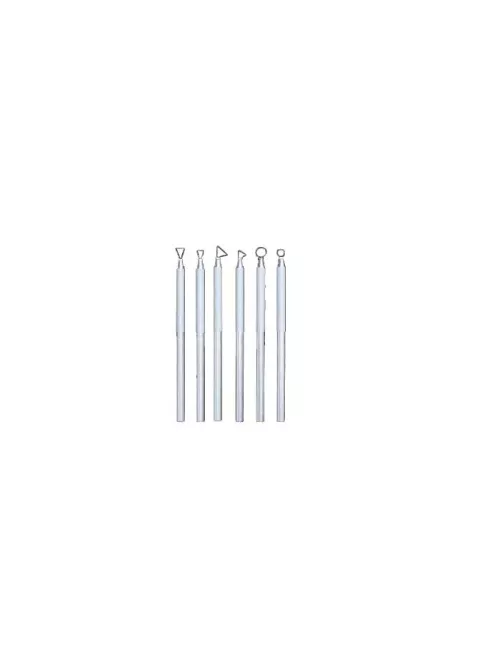 KIT 6 MIRETTES FINES ALUMINIUM