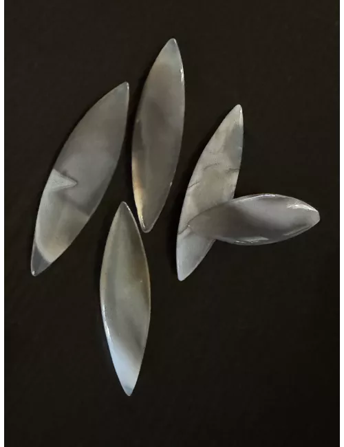 LOSANGE EN AGATE POLISSAGE 75X21MM