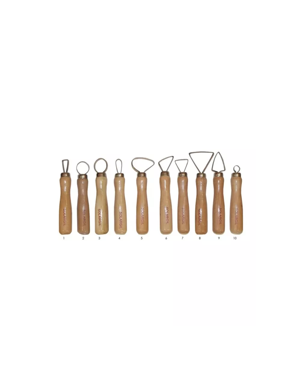 MIRETTE COURTE COUPANTE 12 CM ENV. LOT DE 10 ASSORTIS.