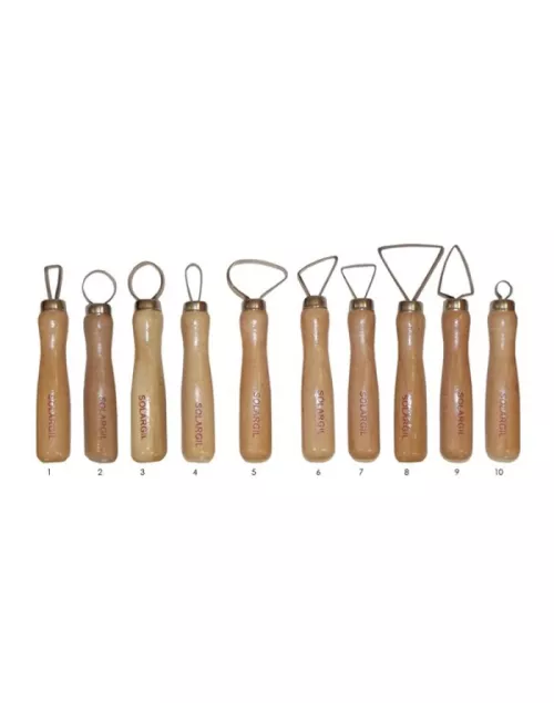 MIRETTE COURTE COUPANTE 12 CM ENV. LOT DE 10 ASSORTIS.