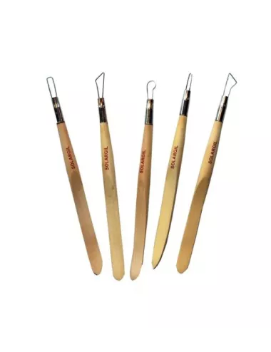 MIRETTE/ EBAUCHOIR MINIATURE 11 CM  LOT DE 5 PIECES